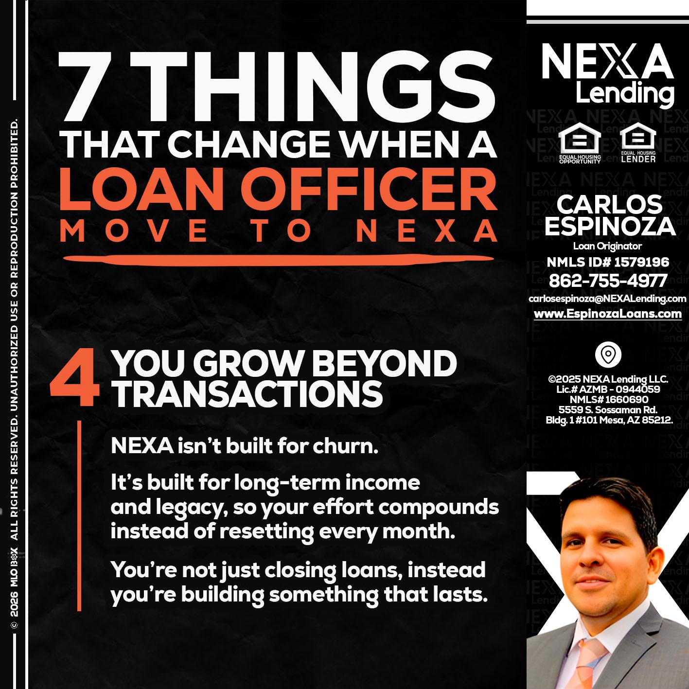 7 THINGS (4) - Carlos Espinoza -Mortgage Loan Originator