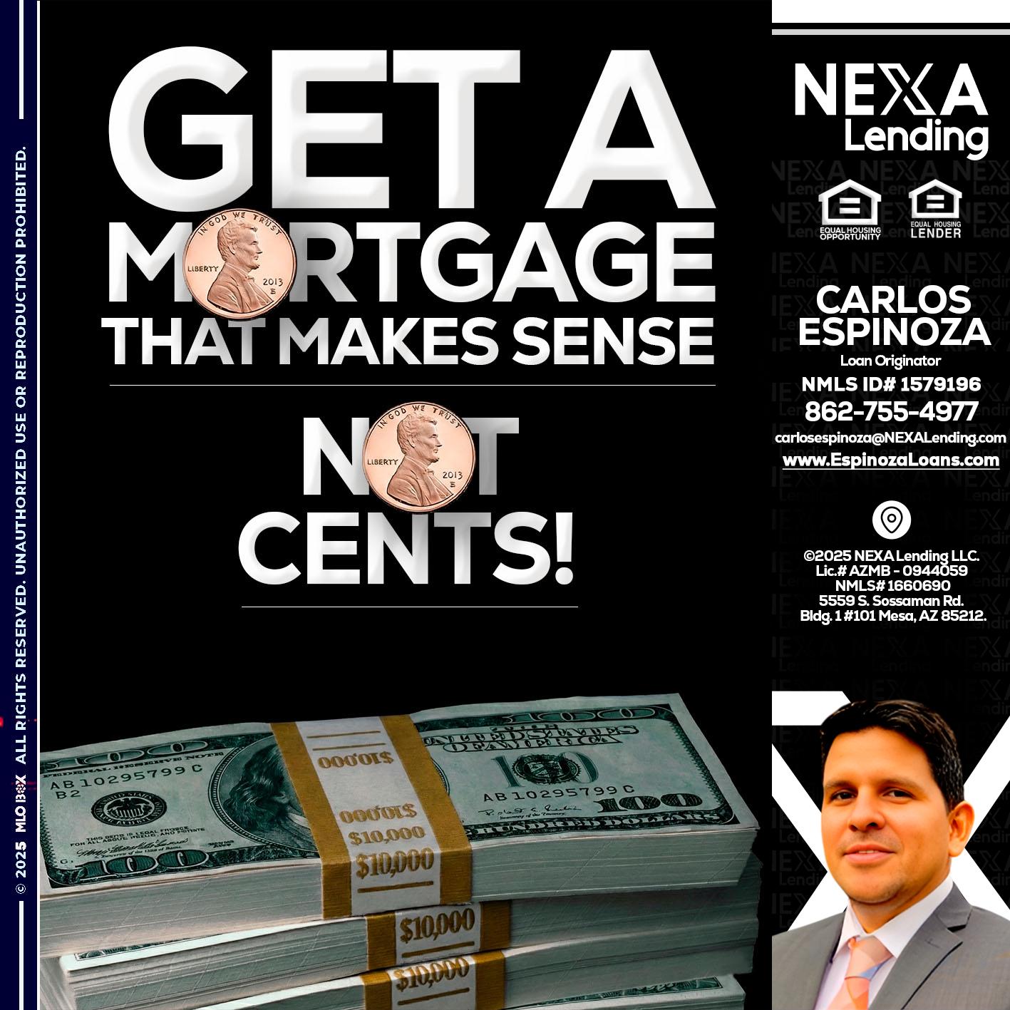 get a mortgage - Carlos Espinoza -Mortgage Loan Originator