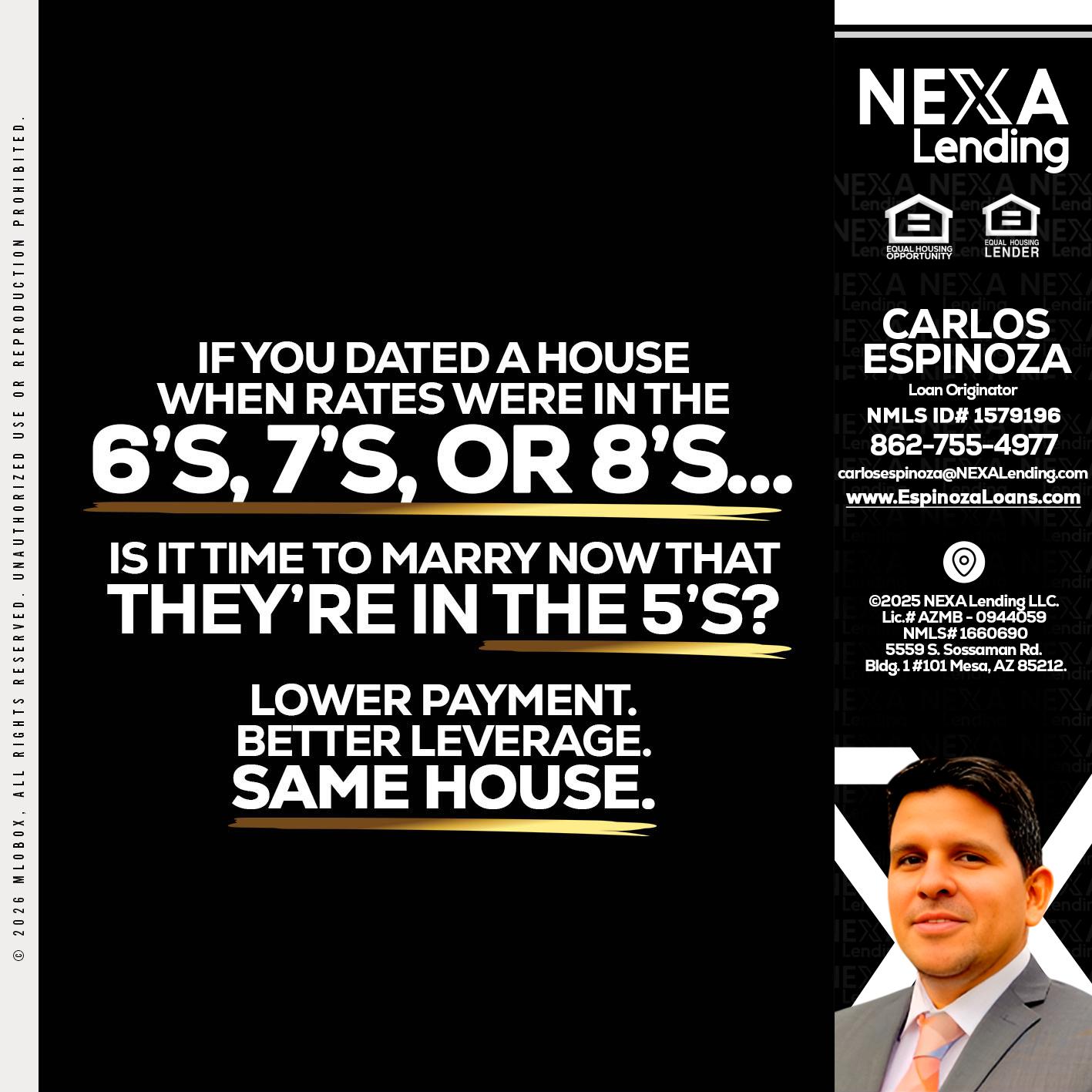 if you dated a house - Carlos Espinoza -Mortgage Loan Originator