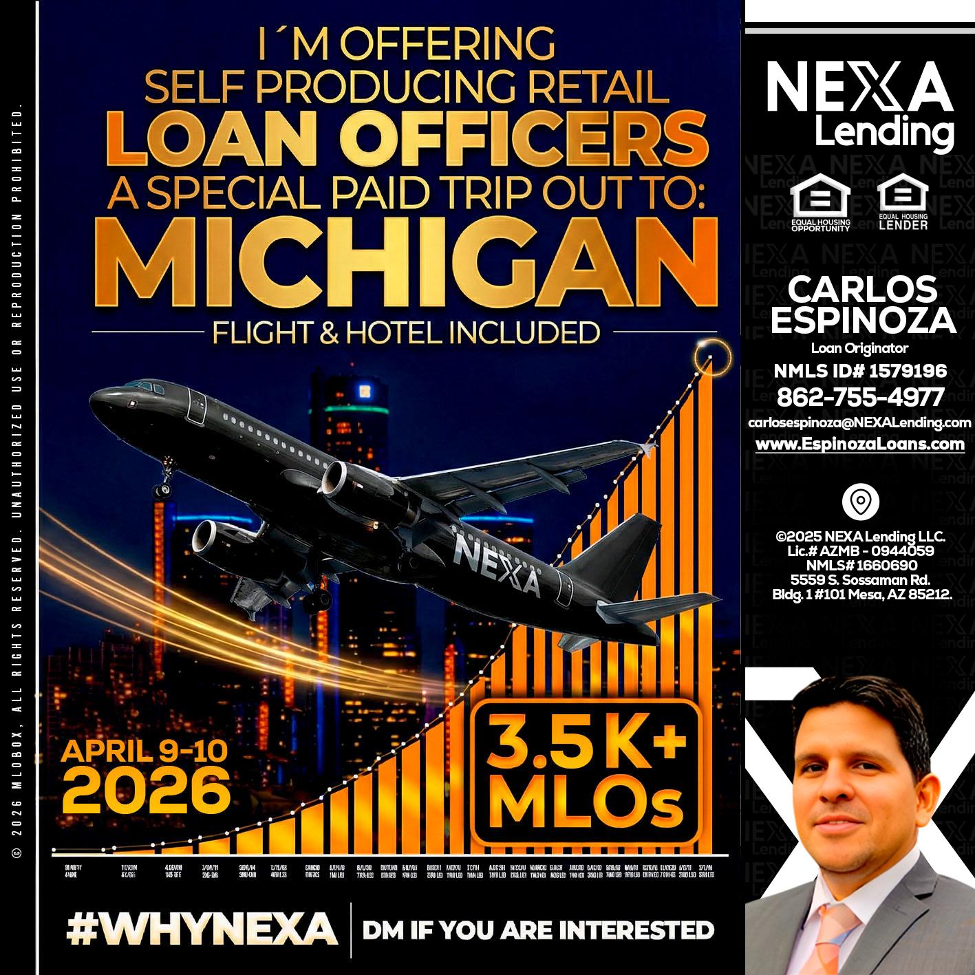 3.5K - Carlos Espinoza -Mortgage Loan Originator