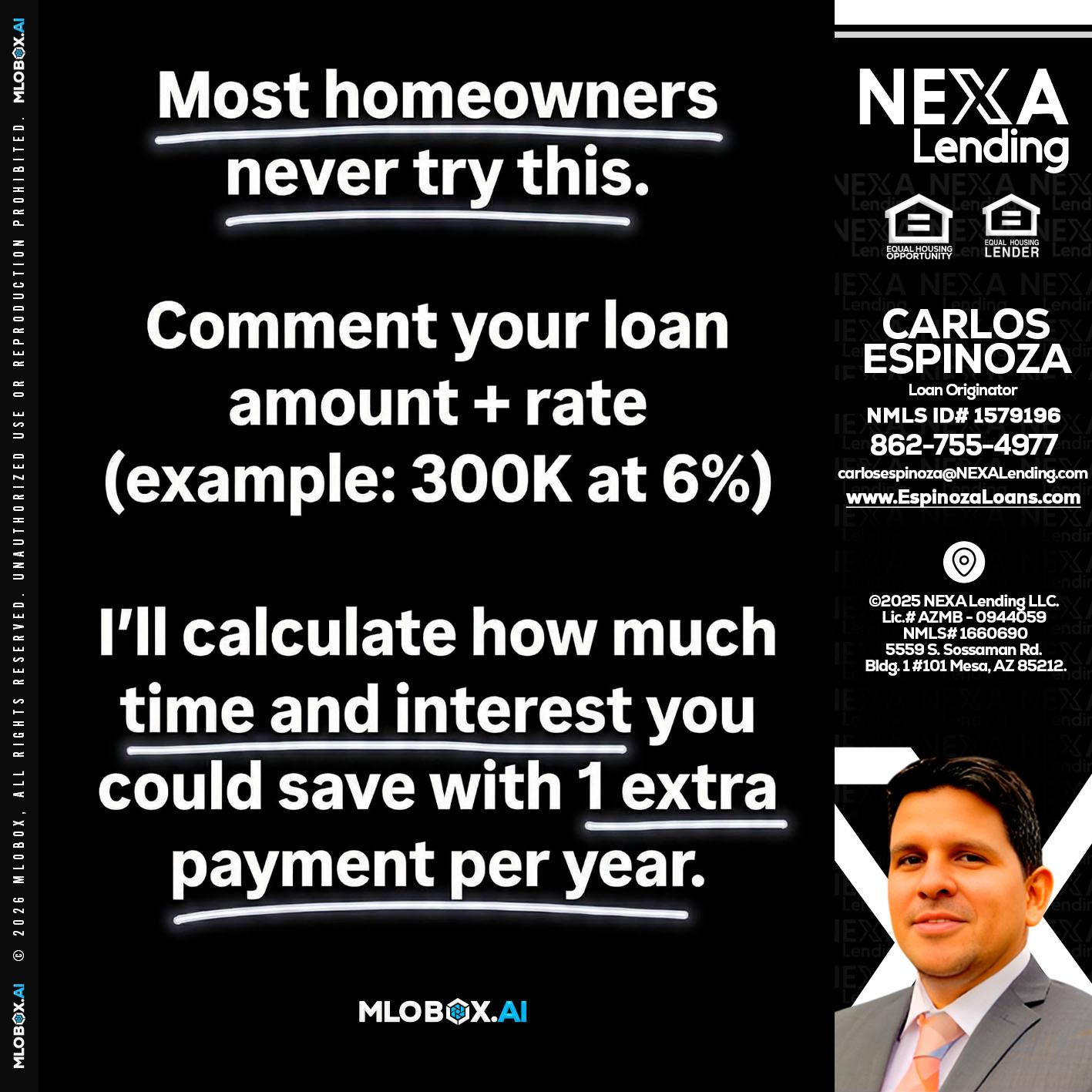 most owners - Carlos Espinoza -Mortgage Loan Originator
