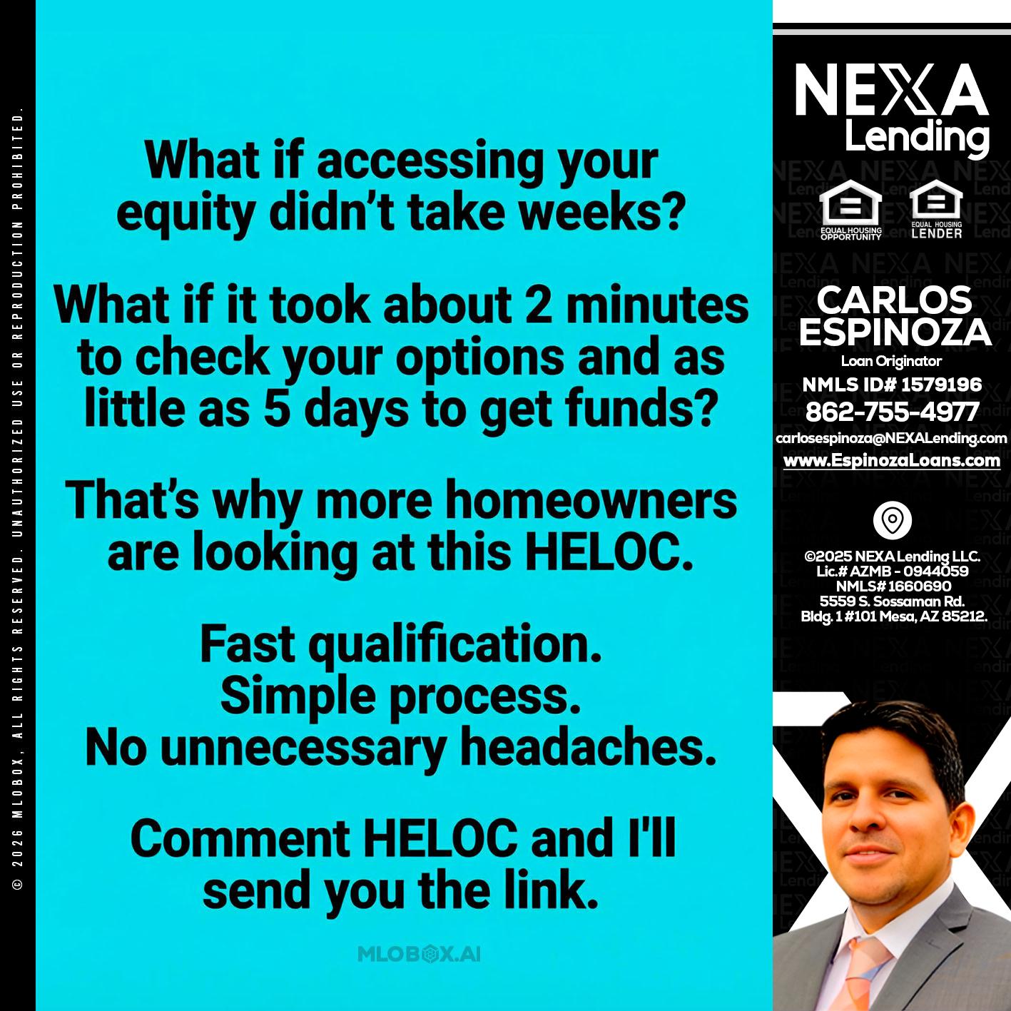what if - Carlos Espinoza -Mortgage Loan Originator