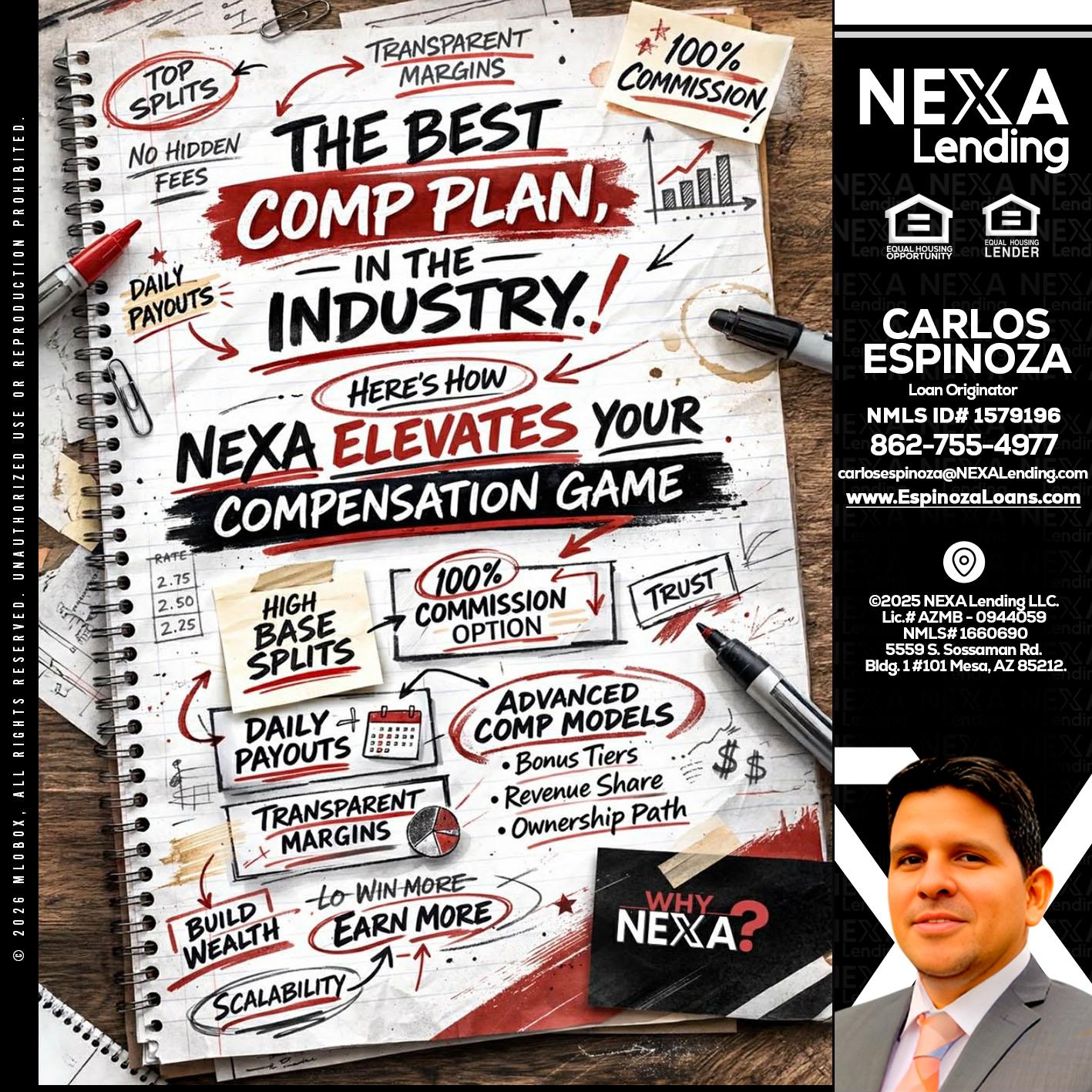 THE BEST COMP - Carlos Espinoza -Mortgage Loan Originator