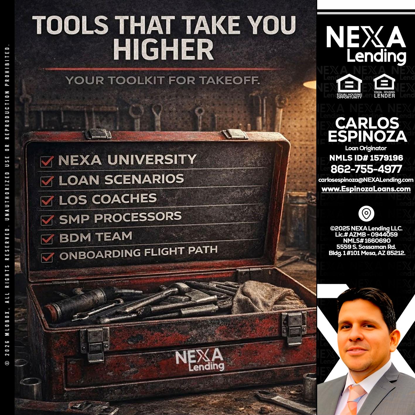 TOOLS THAT - Carlos Espinoza -Mortgage Loan Originator