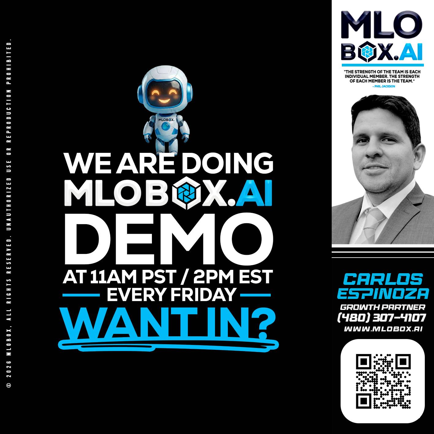 WE ARE DOING - Carlos Espinoza -Mortgage Loan Originator