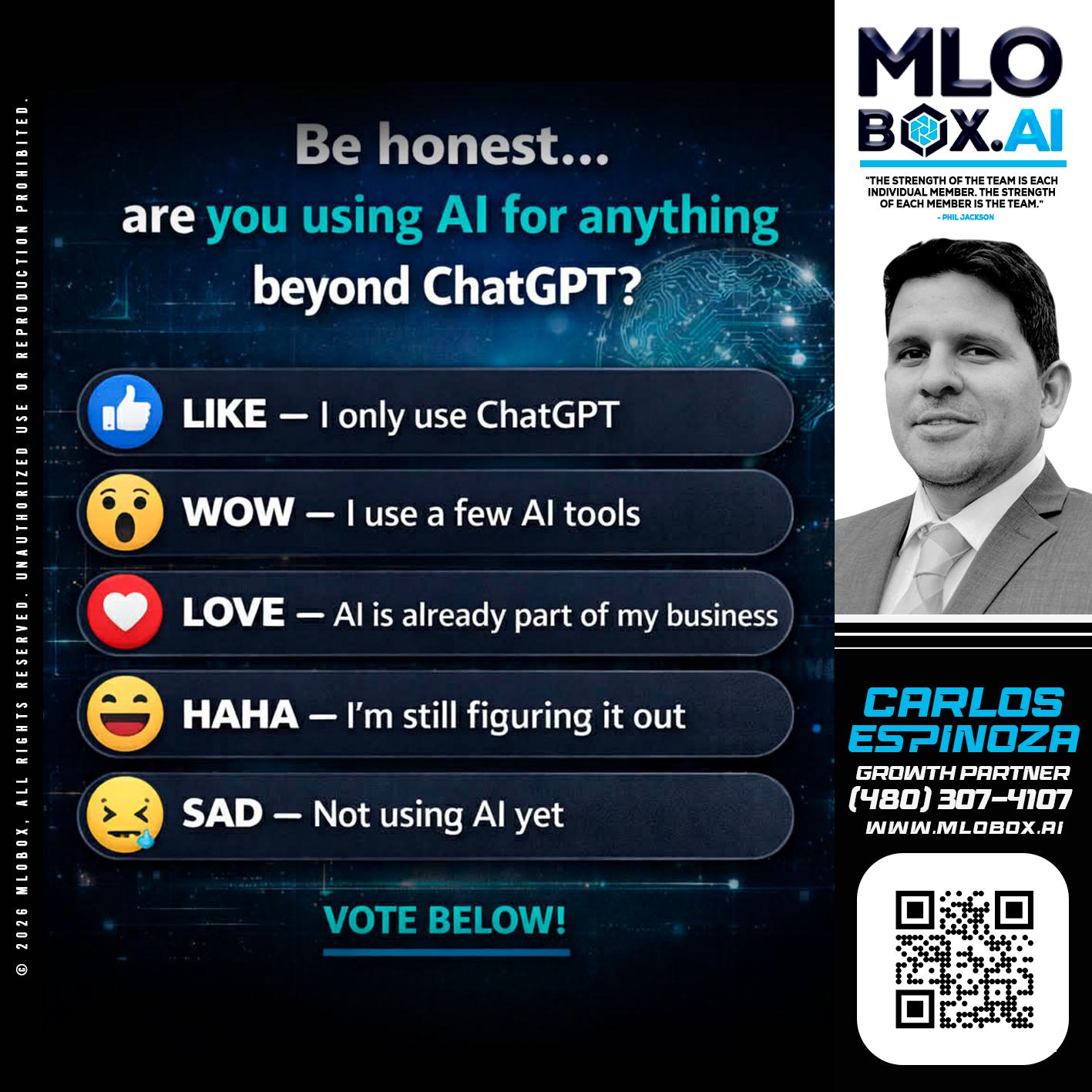 BE HONEST - Carlos Espinoza -Mortgage Loan Originator