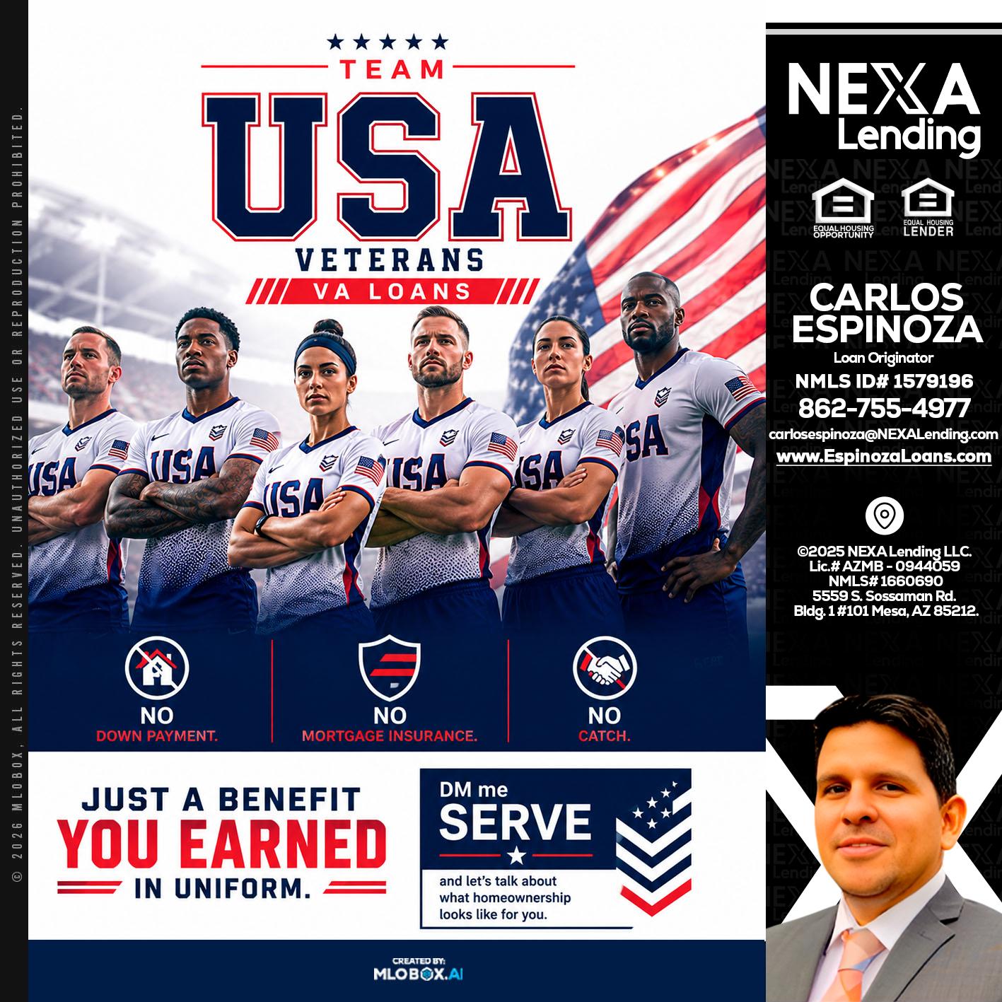 USA TEAM - Carlos Espinoza -Mortgage Loan Originator