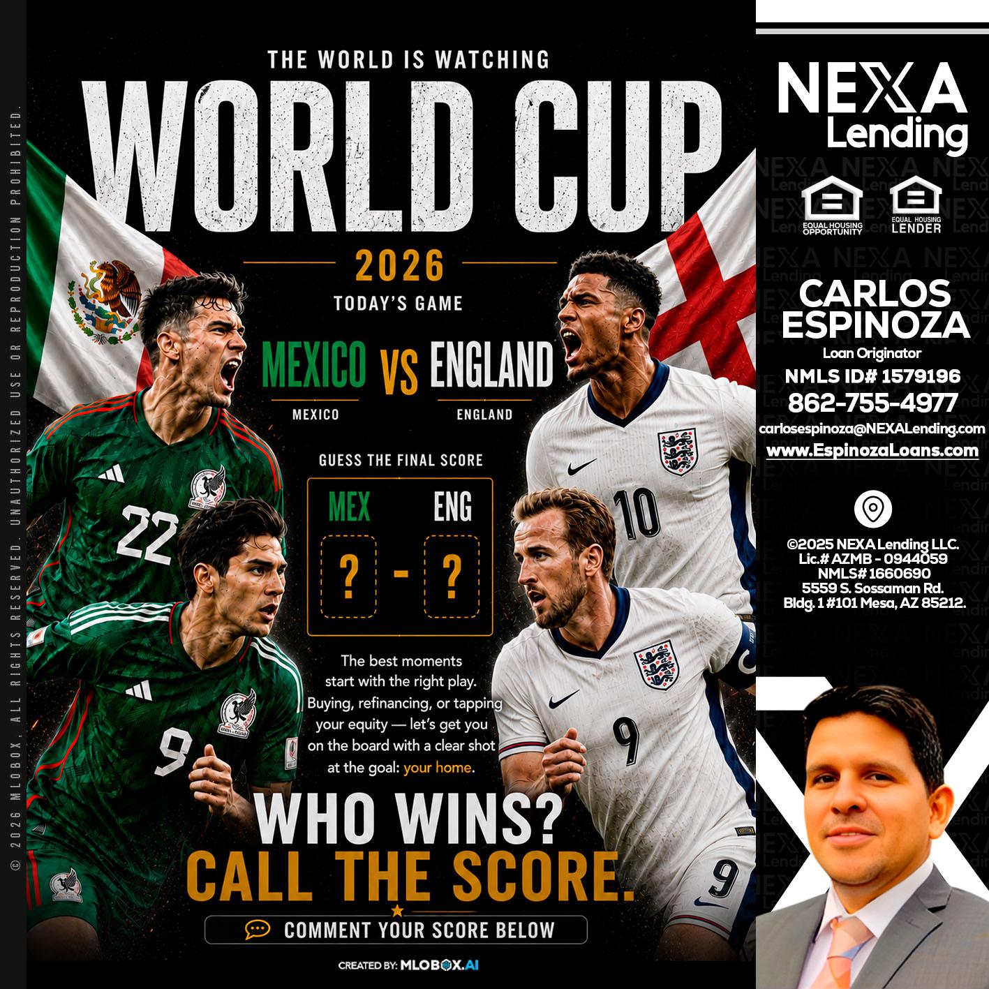 WHO'S WIN - Carlos Espinoza -Mortgage Loan Originator