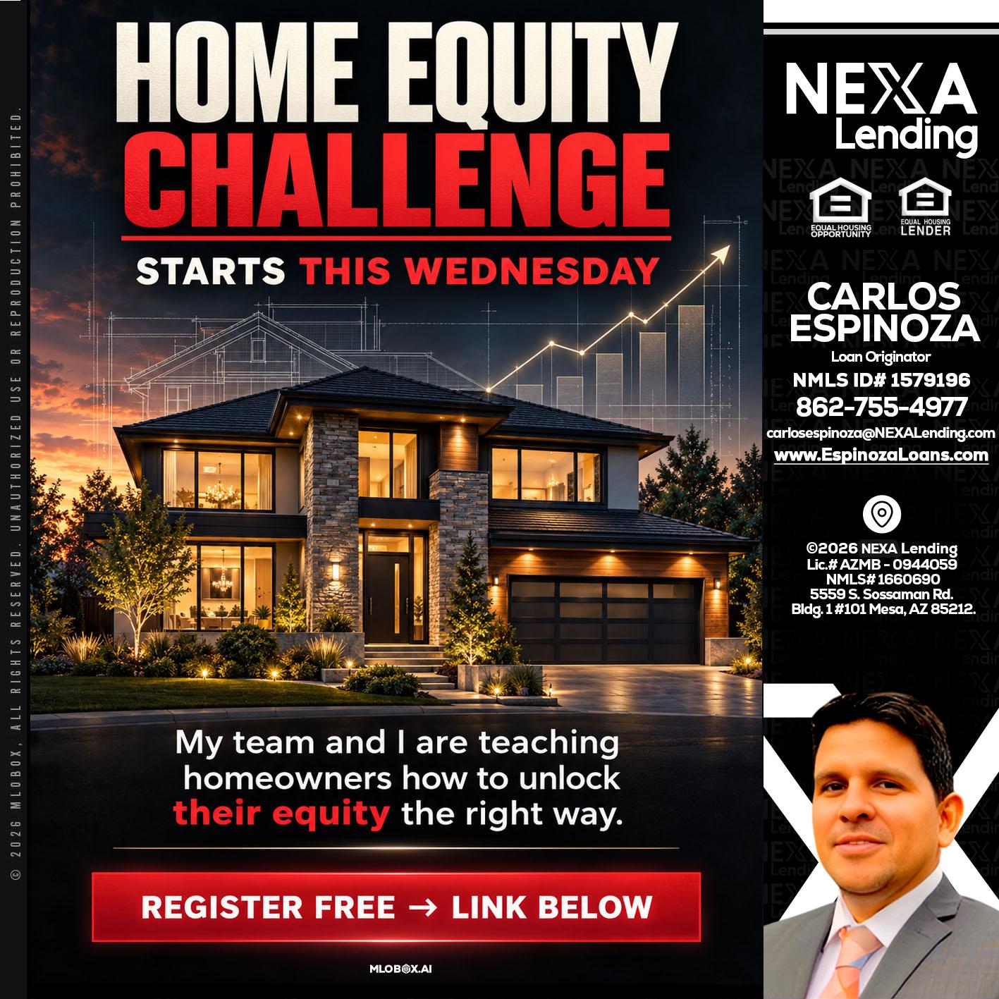 HOME EQUITY - Carlos Espinoza -Mortgage Loan Originator
