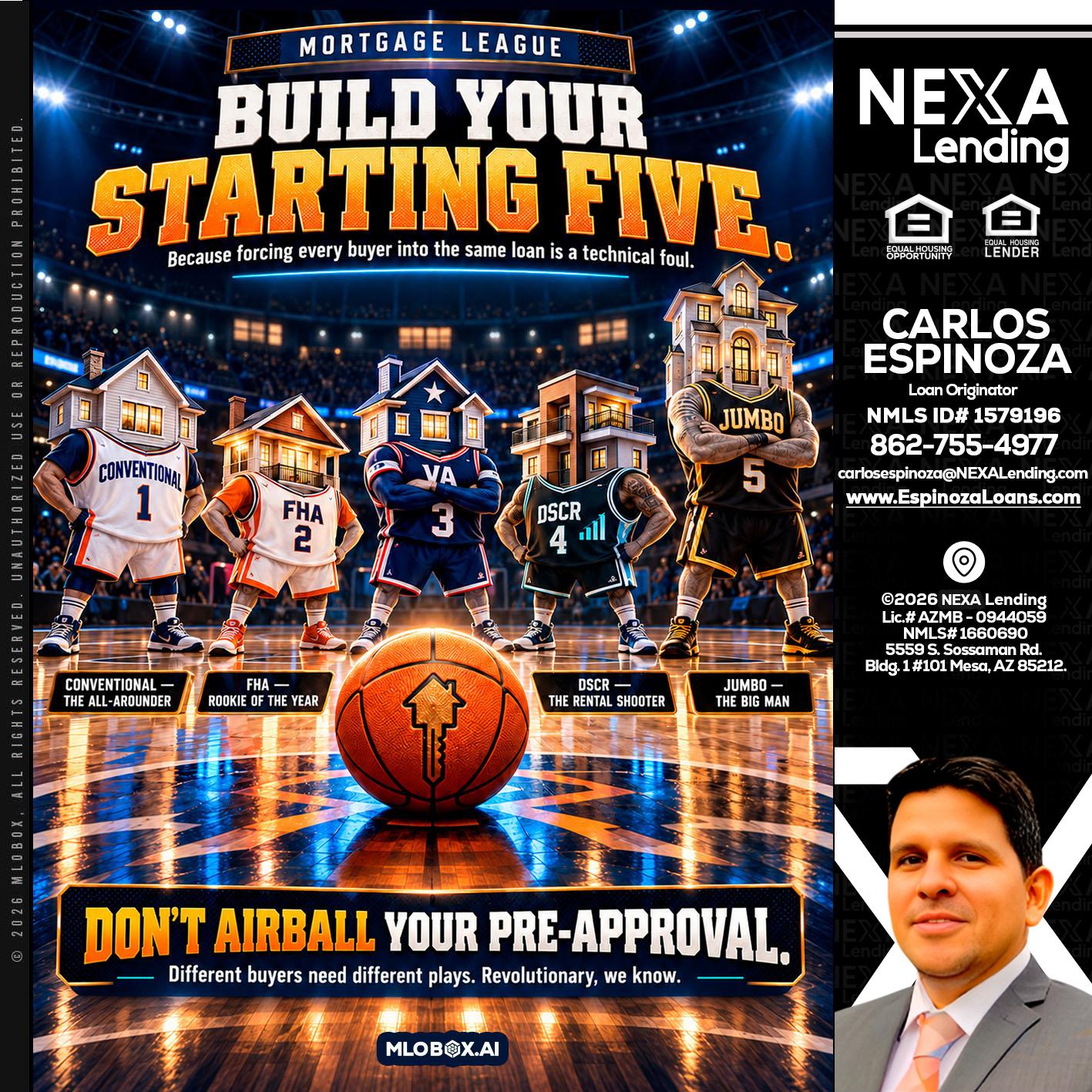 BUILD YOUR - Carlos Espinoza -Mortgage Loan Originator
