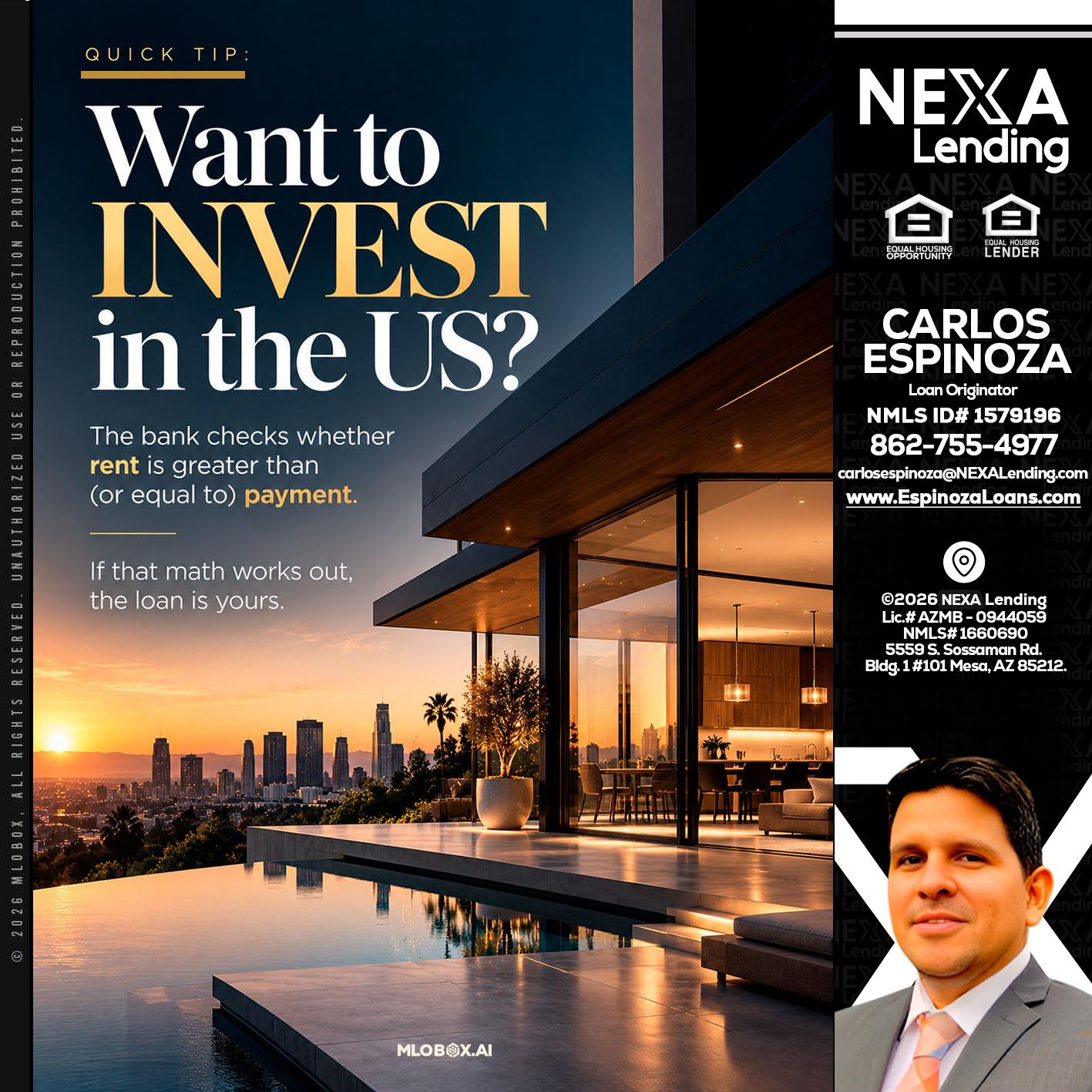 QUICK TIP - Carlos Espinoza -Mortgage Loan Originator